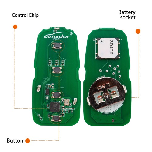 LONSDOR LK50-02 NXP Series Universal Smart Key 4 Buttons