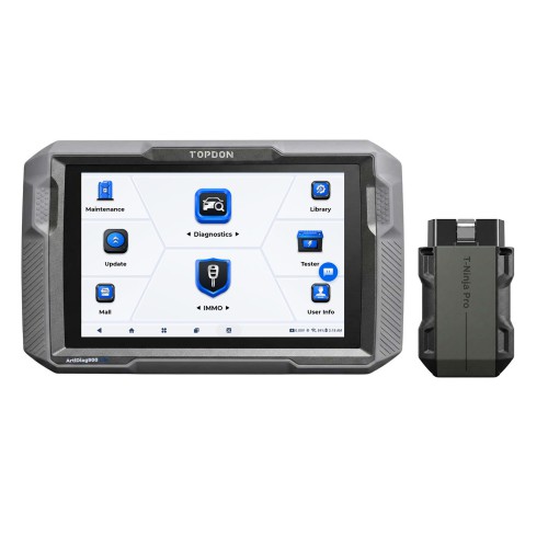 TOPDON UltraDiag 8-Inch Key Programming & Scan Tool Support 30 Reset Functions Bi-directional Control 100+ Vehicle Coverage