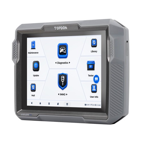 TOPDON UltraDiag 8-Inch Key Programming & Scan Tool Support 30 Reset Functions Bi-directional Control 100+ Vehicle Coverage