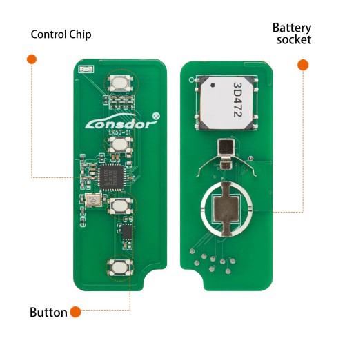 LONSDOR LK50-01 NXP Series Universal Smart Key 4 Buttons