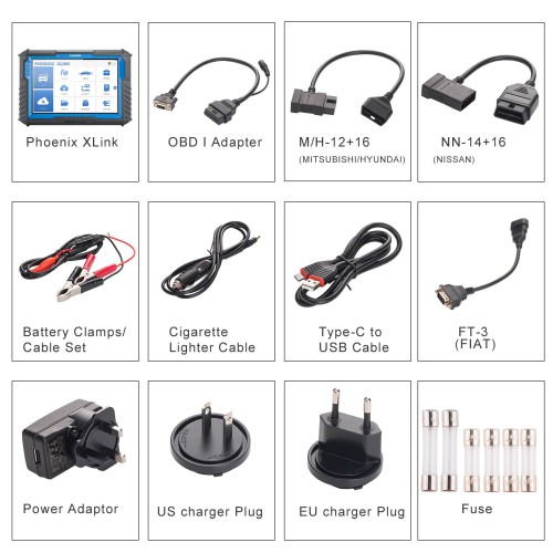TOPDON Phoenix XLink Diagnostic Tool with Bi-Directional Control, ECU Programming, CAN-FD, DoIP, 41+ Services & Full-System Scanning