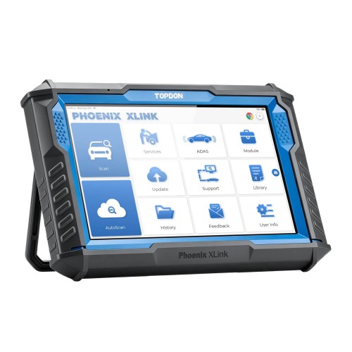 TOPDON Phoenix XLink Diagnostic Tool with Bi-Directional Control, ECU Programming, CAN-FD, DoIP, 41+ Services & Full-System Scanning