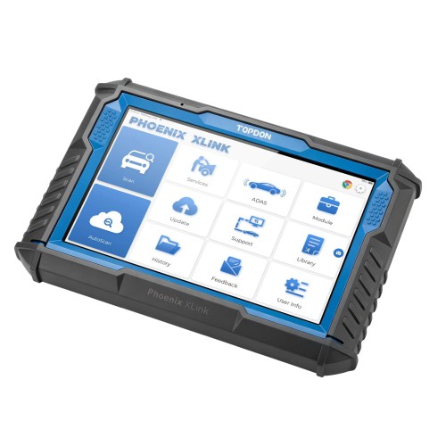 TOPDON Phoenix XLink Diagnostic Tool with Bi-Directional Control, ECU Programming, CAN-FD, DoIP, 41+ Services & Full-System Scanning