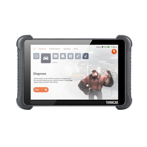 THINKCAR THINKSCAN 689BT PRO Bluetooth Diagnostic Scanner with AI Function, Supports CANFD & DOIP & J2534, 35 Resets,Topology Mapping, ECU Coding