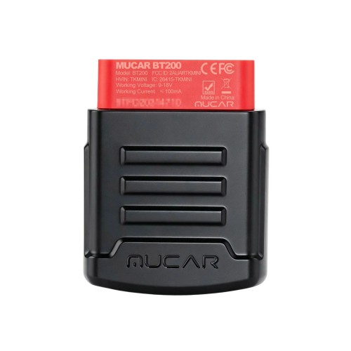 THINKCAR MUCAR BT200 OBD2 Scanner Supports 2 Reset Services, Full OBD2 Functions, IOS/Android Bluetooth, 12 Languages
