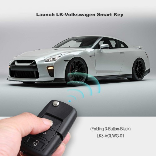 Launch LK-Volkswagen Smart Key (Folding 3-Button-Black) LK3-VOLWG-01 5pcs