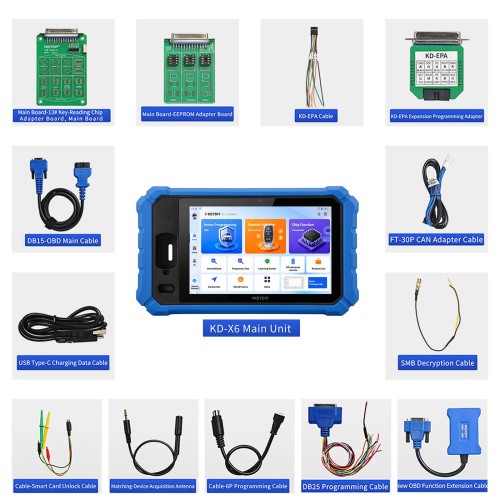 2026 KEYDIY KD-X6 Standard Version Supports IMMO Programming, Remote/Chip Function, Smart Match, Frequency Test