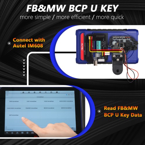 GODIAG  BCP U KEY BDC2 BDC3 14-in-1 Adapter Kit for  5C/ 5D Encrypted Key Programming & Matching Supports KEY TOOL PLUS/IM608/KD-MAX/KYDZ Tablets