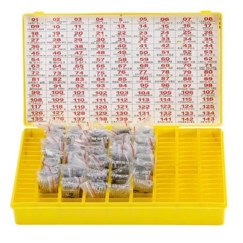 OEM 550 Pieces of Key Blades with Large 144-compartment Storage Box