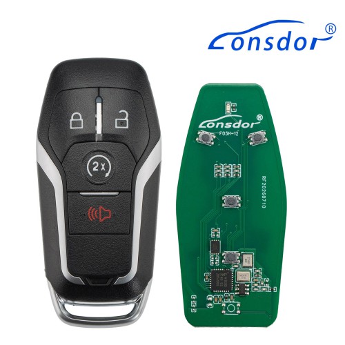 LONSDOR FO3H Series Smart Key FO3H-16 Supports ID46 ID49 High Frequency 902/868MHZ 4 Buttons for Ford