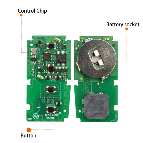 KEYDIY TIB01-4 Universal Smart Remote Key 4 Buttons