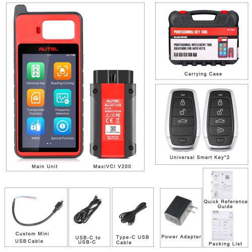 Autel MaxiIM KM100E Universal Key Generator Kit IMMO In Open Obd Mode Function via Key Programmer Device Immobilizer Programming Tool