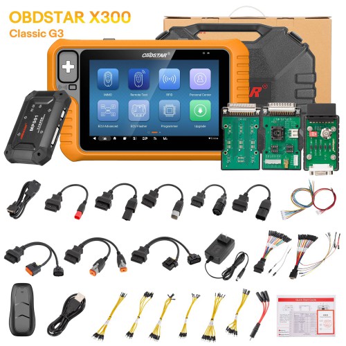 (Second-hand 99% New)OBDSTAR X300 Classic G3 Support Programming of E-cars, Motorcycle, Marine (jet-ski)