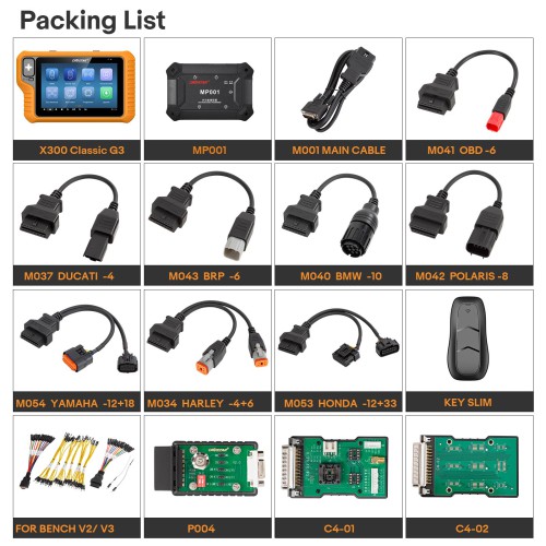 (Second-hand 99% New)OBDSTAR X300 Classic G3 Support Programming of E-cars, Motorcycle, Marine (jet-ski)