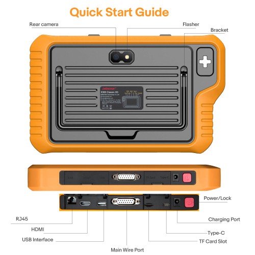 (Second-hand 99% New)OBDSTAR X300 Classic G3 Support Programming of E-cars, Motorcycle, Marine (jet-ski)