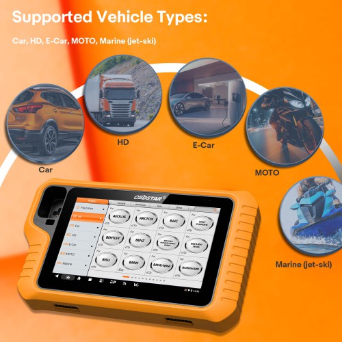 (Second-hand 99% New)OBDSTAR X300 Classic G3 Support Programming of E-cars, Motorcycle, Marine (jet-ski)