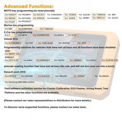 (Second-hand 99% New)OBDSTAR X300 Classic G3 Support Programming of E-cars, Motorcycle, Marine (jet-ski)
