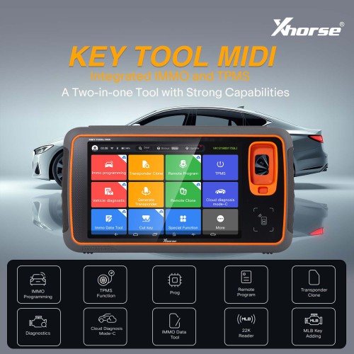 (Second-hand 99% New)XHORSE XDKMD0EN KEY TOOL MIDI Basic Version IMMO & TPMS 2-IN-1 Tool