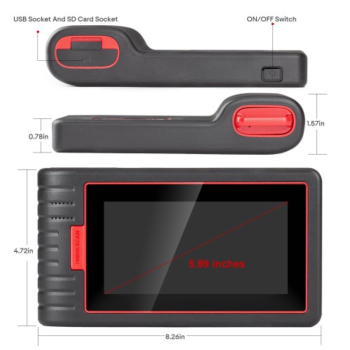 (Second-hand 99% New)THINKCAR ThinkScan Max 2 Full System Diagnostic 28 Maintenance Functions Lifetime Free Update