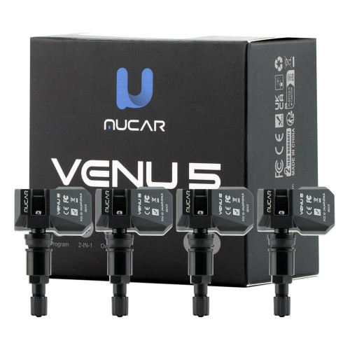 THINKCAR MUCAR VENU5 Tire Pressure Sensors Support 315MHz & 433MHz Dual Frequency 4PCS/Set.