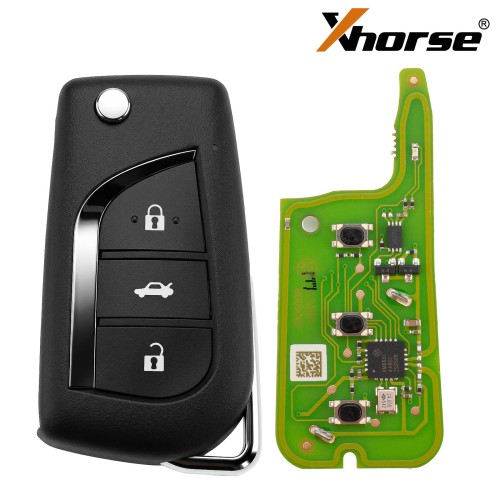 XHROSE XETO00EN FENG.T Style Super Remote Key Foldable 3 Buttons 5PCS