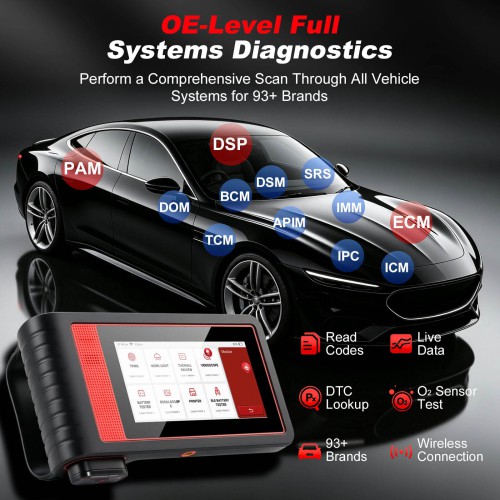 THINKCAR THINKTOOL MINI, Supports 28+ Languages, 28 Reset Functions, OE-level Full System Diagnostic Tool