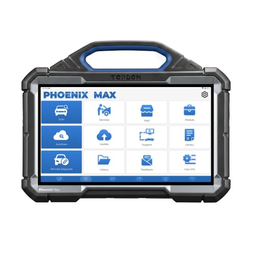 TOPDON Phoenix Max With 13.3 Inches Screen, Supports 4-channel Oscilloscope, ADAS Compatibility, Topology Mapping, J2534, DoIP, CanFD, D-PDU, RP1210