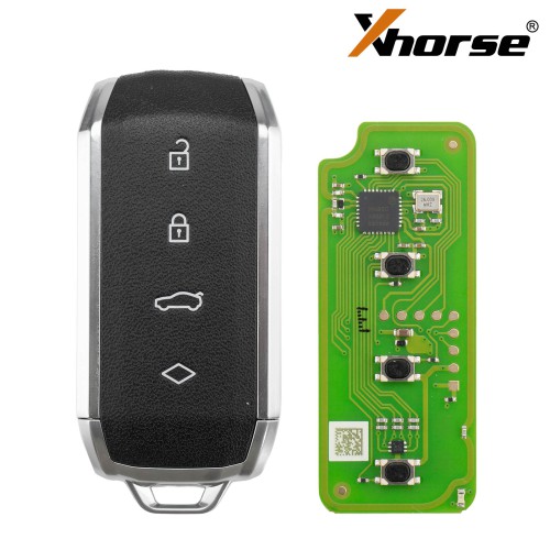 XHORSE XSMS01EN MS.RT Leather-Grain XM38 Smart Key 4 Buttons