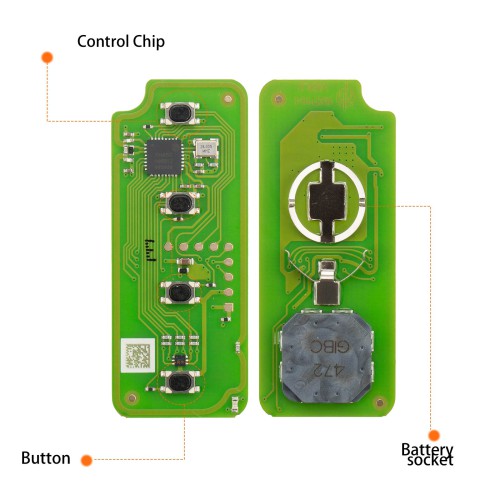 XHORSE XSMS01EN MS.RT Leather-Grain XM38 Smart Key 4 Buttons