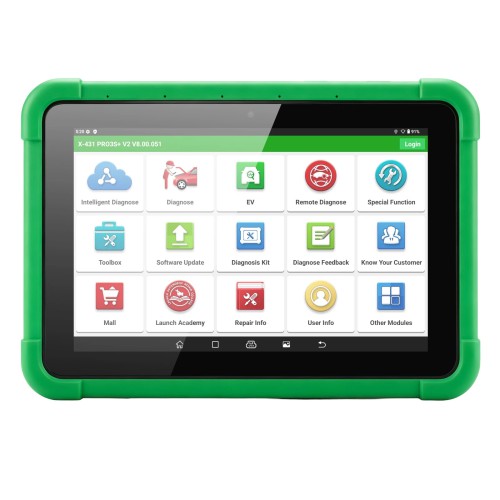 LAUNCH X-431 PRO3S+ V2 New Energy Overseas Online Diagnostics Configuration
