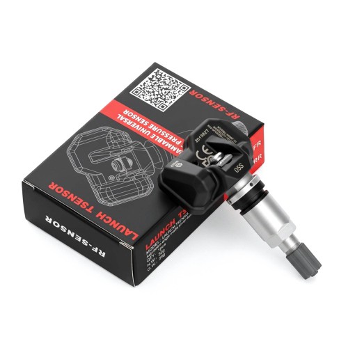 LAUNCH TSENSOR-05S RF TPMS Sensor (Overseas Configuration with Adjustable Angle Sandblasted Silver Aluminum)