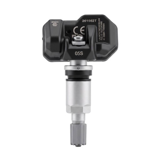 LAUNCH TSENSOR-05S RF TPMS Sensor (Overseas Configuration with Adjustable Angle Sandblasted Silver Aluminum)