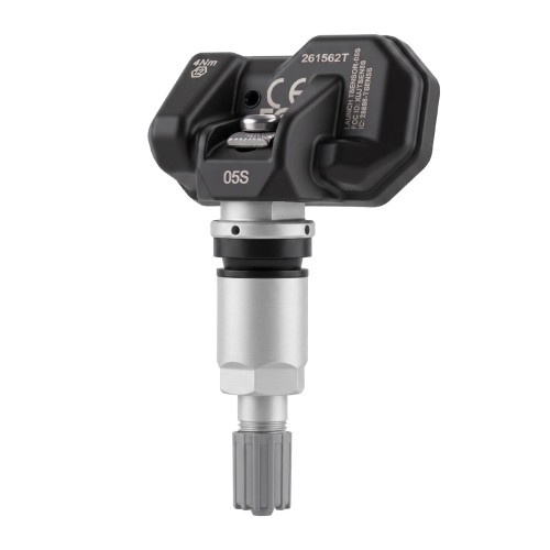 LAUNCH TSENSOR-05S RF TPMS Sensor (Overseas Configuration with Adjustable Angle Sandblasted Silver Aluminum)