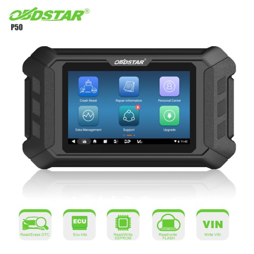 (Second hand,95% New)OBDSTAR P50 Airbag Reset Tool Cover 92 Brands and Over 13200 ECU Part No. by OBD/ BENCH