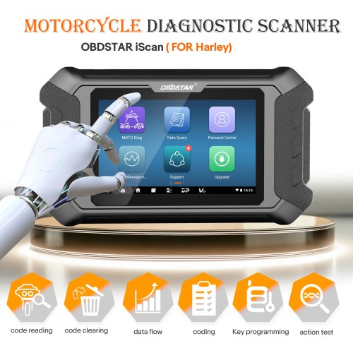 (Second hand,95% New)OBDSTAR iScan Harley Motorcycle Diagnostic Scanner