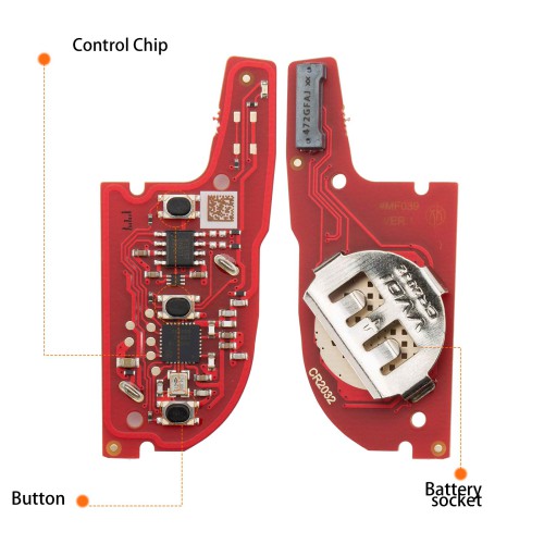 XHORSE XEKF21EN Style II Universal XE Series Smarty Remote With 3 Buttons Super English Version 5 pcs/lot