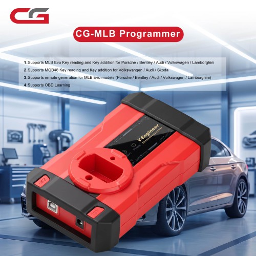 CGDI CG-MLB Programmer Supports Key Adding, Key Data Reading, Key Generating, OBD Learning for MLB/MQB48