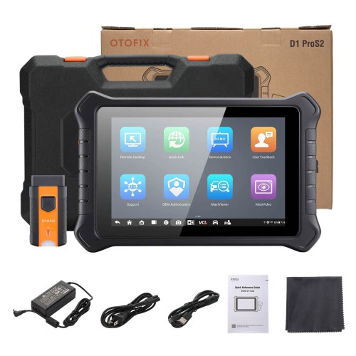 OTOFIX D1 ProS2 Diagnostic Tool with 11600mAh Battery OE-level Diagnostics One-stop Cloud Solution with 10.1 inch Touchscreen
