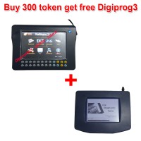 300 Tokens for Digimaster 3/CKM100/CKM200 Get  Digiprog 3 Main unit and OBD Cable