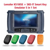 Lonsdor K518ISE Key Programmer Plus SKE-LT Smart Key Emulator Get a Free Orange SKE-LT-DSTAES Chip 39 (128bit)
