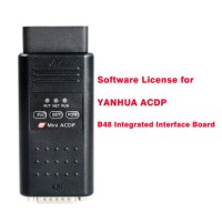 Software License for YANHUA ACDP B48 Integrated Interface Board