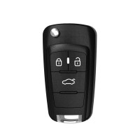 XHORSE XNBU00EN Wireless Universal Remote Key Buick Style Flip 3 Buttons Remotes for VVDI Key Tool English Version 5 pcs/lot