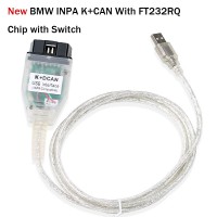 New INPA K+CAN With FT232RQ Chip for BMW with Switch
