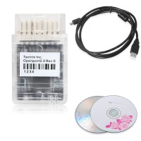 Tactrix Openport 2.0+ECUFLASH Cable For Toyota, Jaguar And LandRover Diagnose with Brand New Chip[2023 Full Chip Version] Support Win10