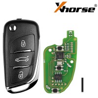 XHORSE XKDS00EN VVDI2 Volkswagen DS Type Remote Key 3 Buttons 10pcs/lot