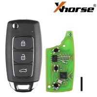 XHORSE XKHY05EN HYU.D style Wired Universal Remote Key Fob 3 Button for VVDI Key Tool (English Version) 2017 5pcs/lot
