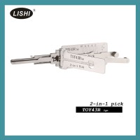 LISHI TOY43R Ignition Dedicated Flat Milling Subaru XV, Great Wall Gorgeous, Imported Old Toyota. 2009 Harvard H6 Flat Milling Subaru 2-in-1 Tool