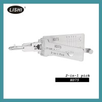 LISHI HD75 Flat Milling Honda, Suzuki, KYMCO, Kawasaki and Other Motorcycle Right Groove 2-in-1 Tool