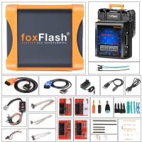 2023 FoxFlash Super Strong ECU TCU Clone und Chiptuning Tool Kostenloses Update mit kostenlosem Damos Support VR Reading Adapter Send Gifts