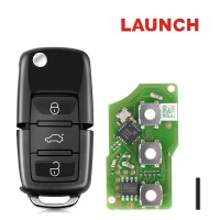 Launch LK-Volkswagen Smart Key (Folding 3-Button-Black) LK3-VOLWG-01 5pcs